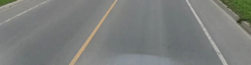 línea central de la carretera — Canadá