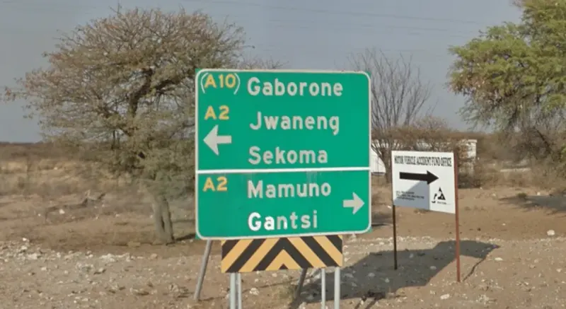 ¿En qué país se ve esta señal de carretera?
